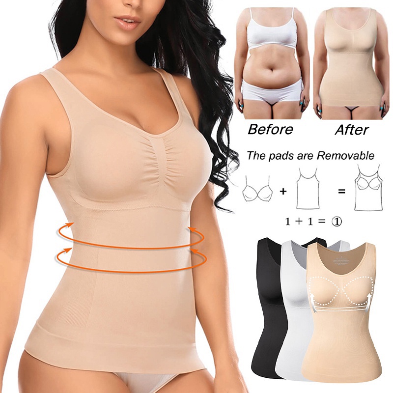 Shapewear Women Full Body Shaper Slimming Underwear Corset Waist Shaping  Compression Top
