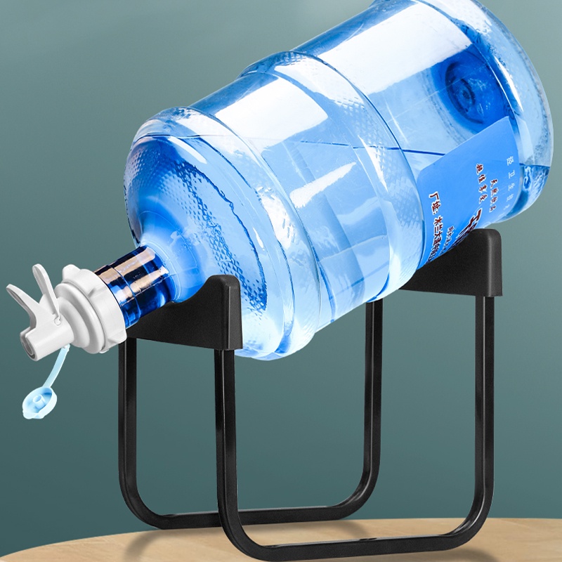 Bottled Water Bracket with Water Dispenser Drinking Barreled Floor