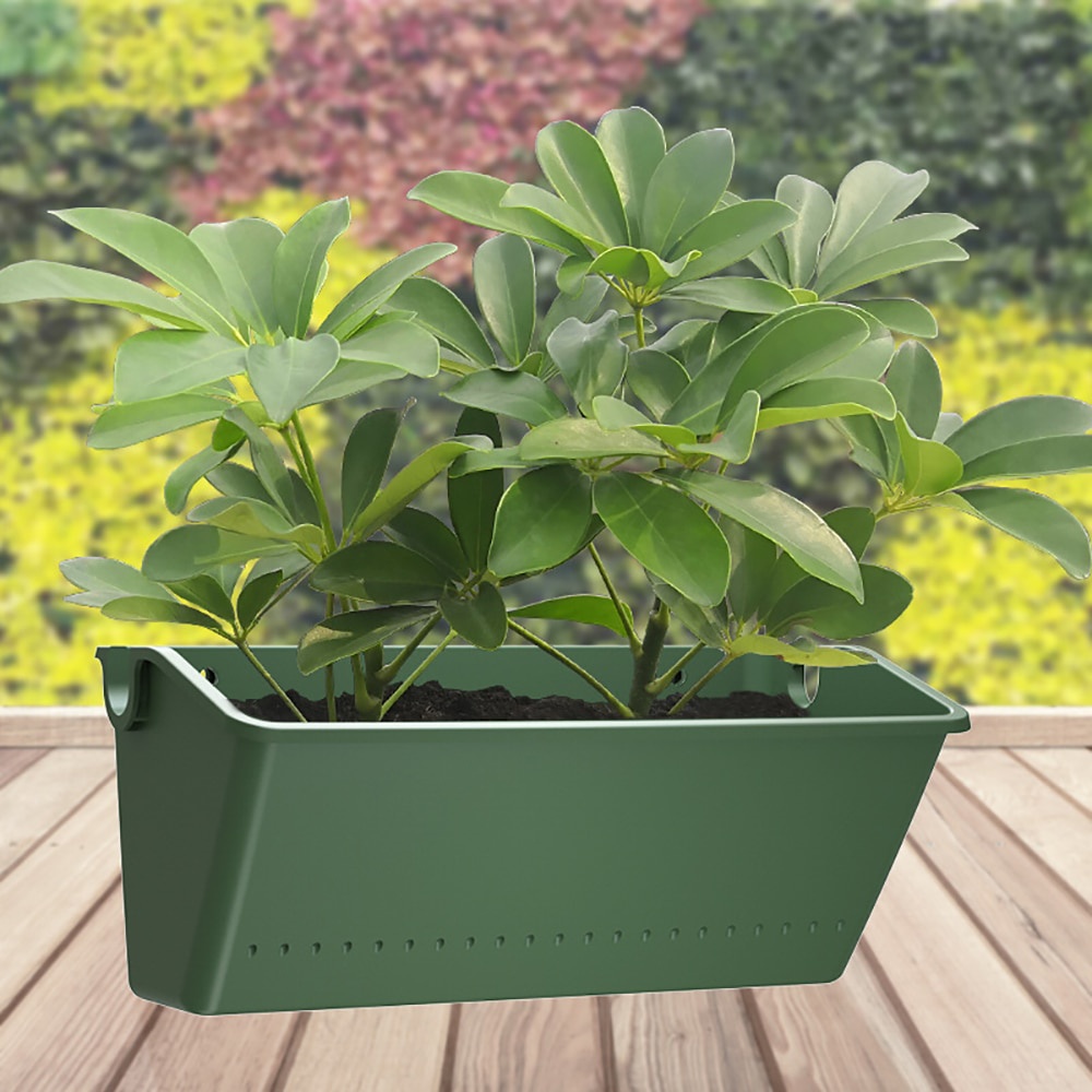 1PCS Rectangular Plant Flower Pot Garden Balcony Outdoor Container ...