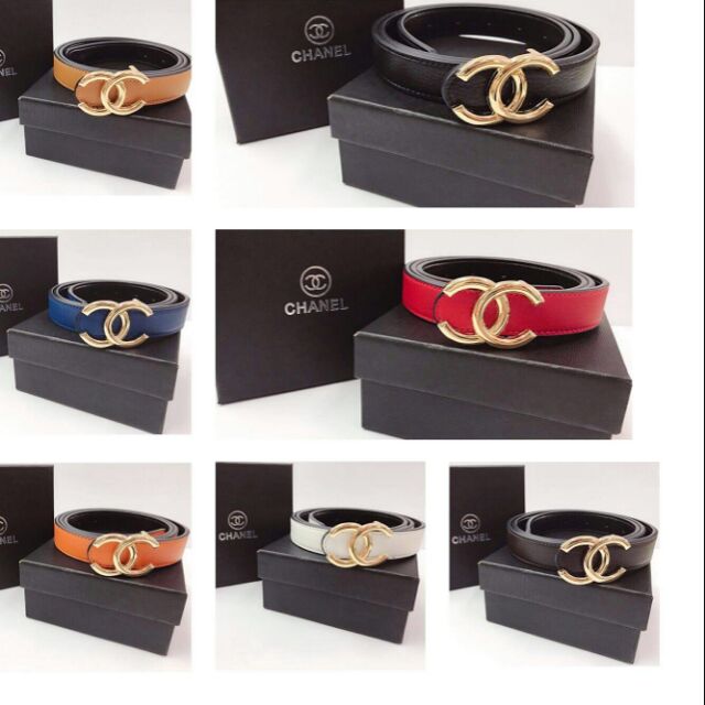 Ladies hot sale chanel belt