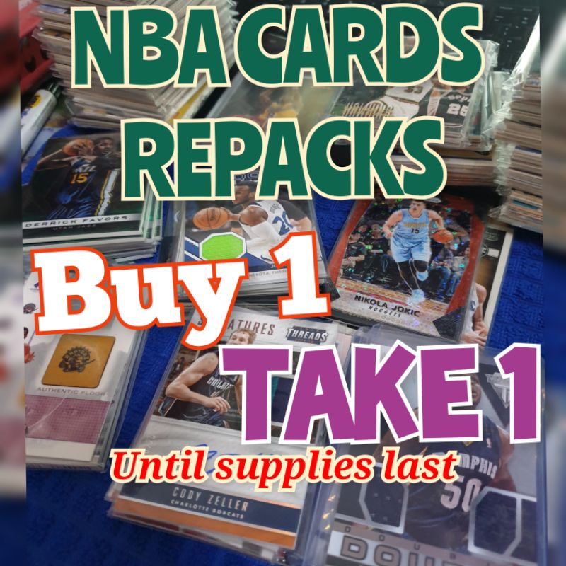 NBA CARDS REPACKS, BUY 1 TAKE 1, 10 cards per pack, LIMITED STOCKS ONLY