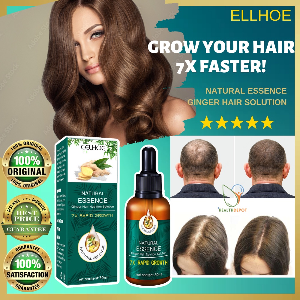 ORIGINAL Hair Growth Serum Rapid Growth Pampahaba ng Buhok Ginger Hair ...