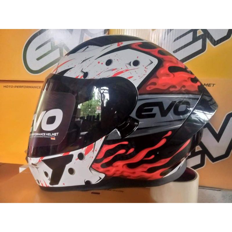 EVO HELMET JUDGEMENT DAY FULL FACE DUAL VISOR Shopee Philippines