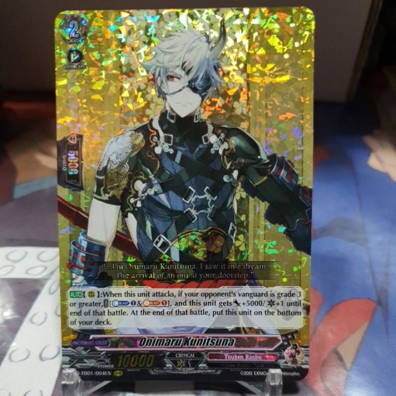 ONIMARU KUNITSUNA RRR DTB01 CARDFIGHT VANGUARD ENGLISH | Shopee Philippines