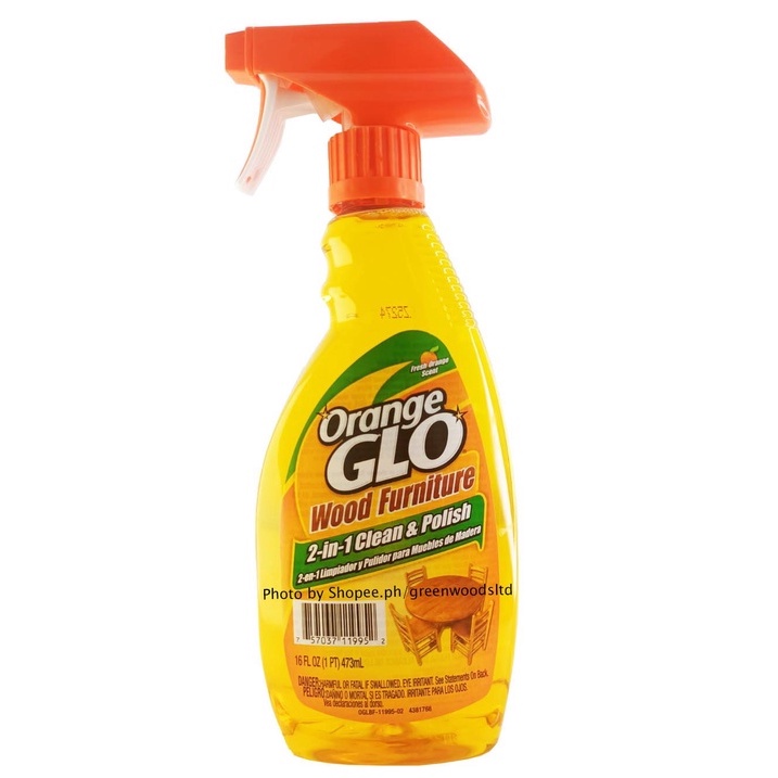 Orange Glo Wood Furniture 2in1 Clean & Polish 16 oz 473ml GW_S3 Shopee Philippines