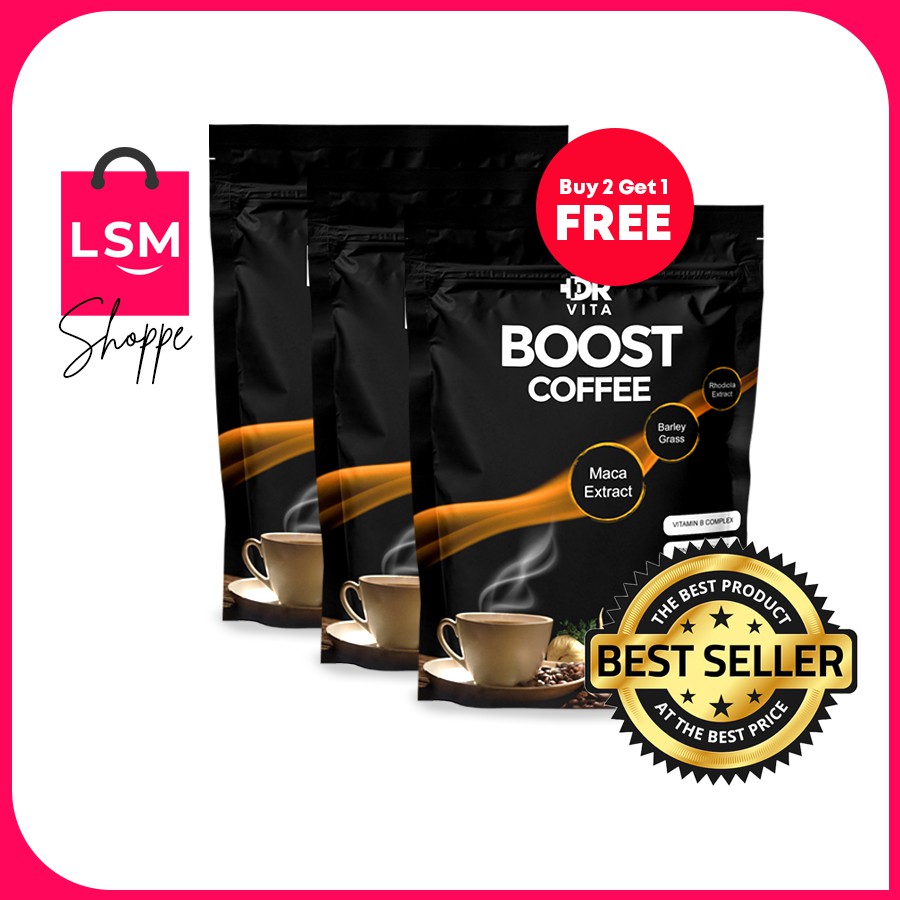 Dr Vita Boost Coffee With Maca Extract And Barley 10 Sachet Per Pouch Buy 2 1 Free Shopee 3161