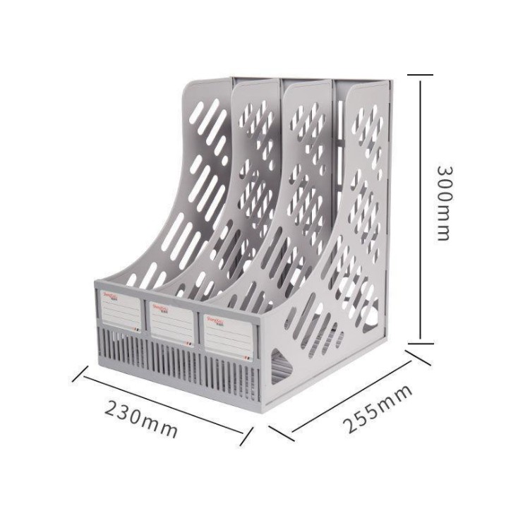 threecolumn file data storage rack/Office supplies file box / triple