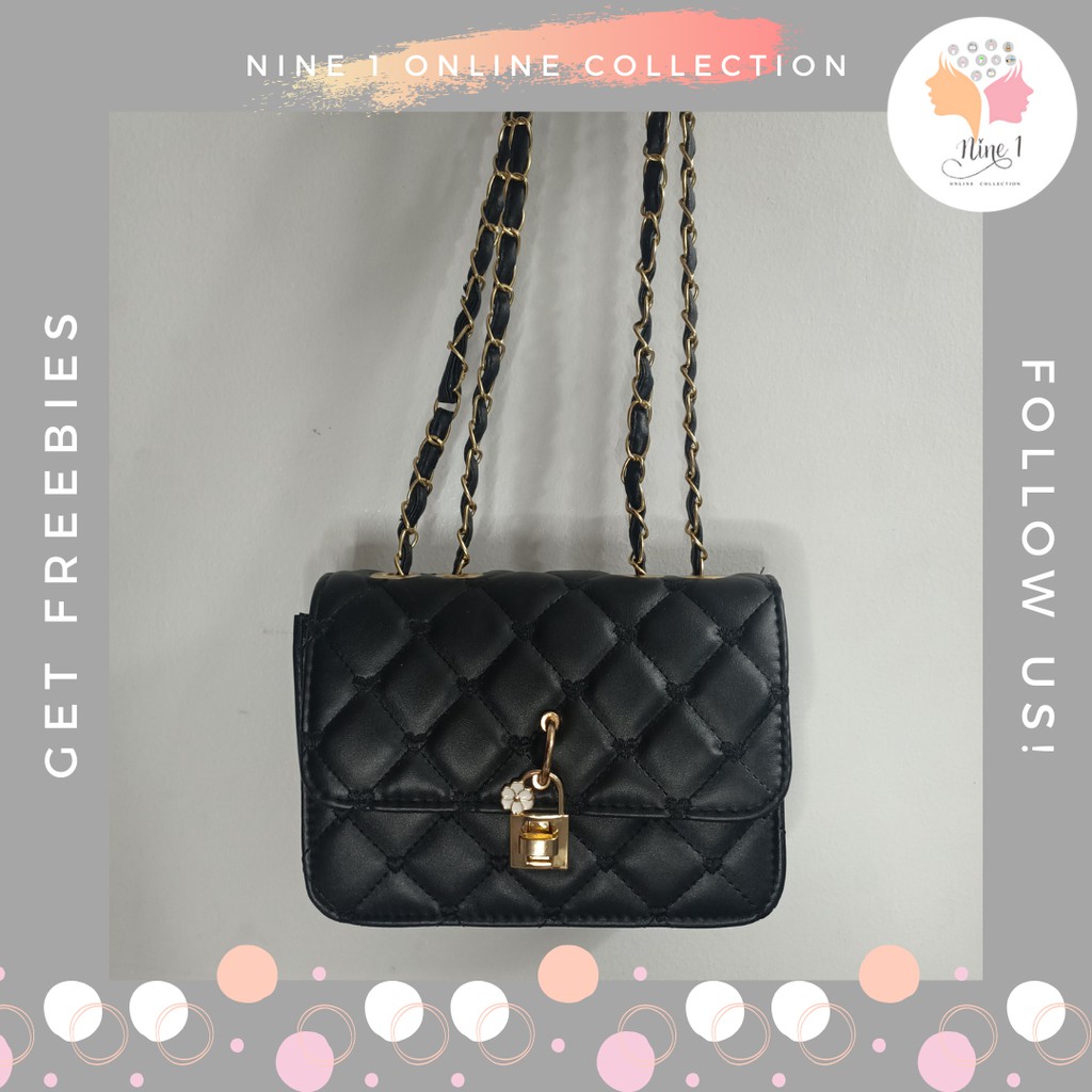 Korean Quilted sling bag Shopee Philippines