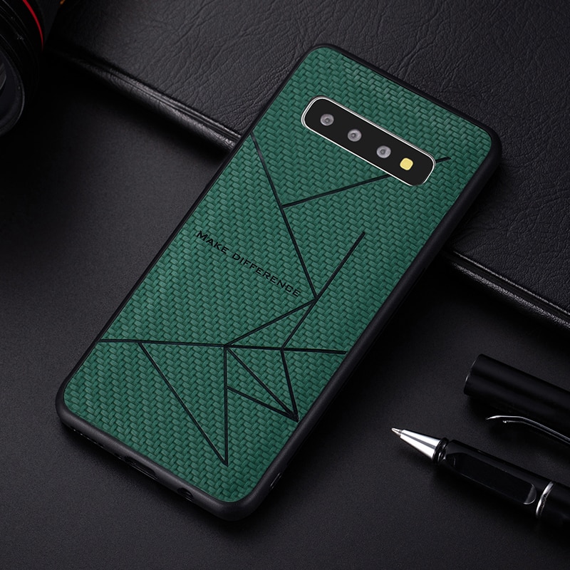 AMMYKI For Samsung S10 S10E 5G Plus Case Soft Silicone Pu Leather