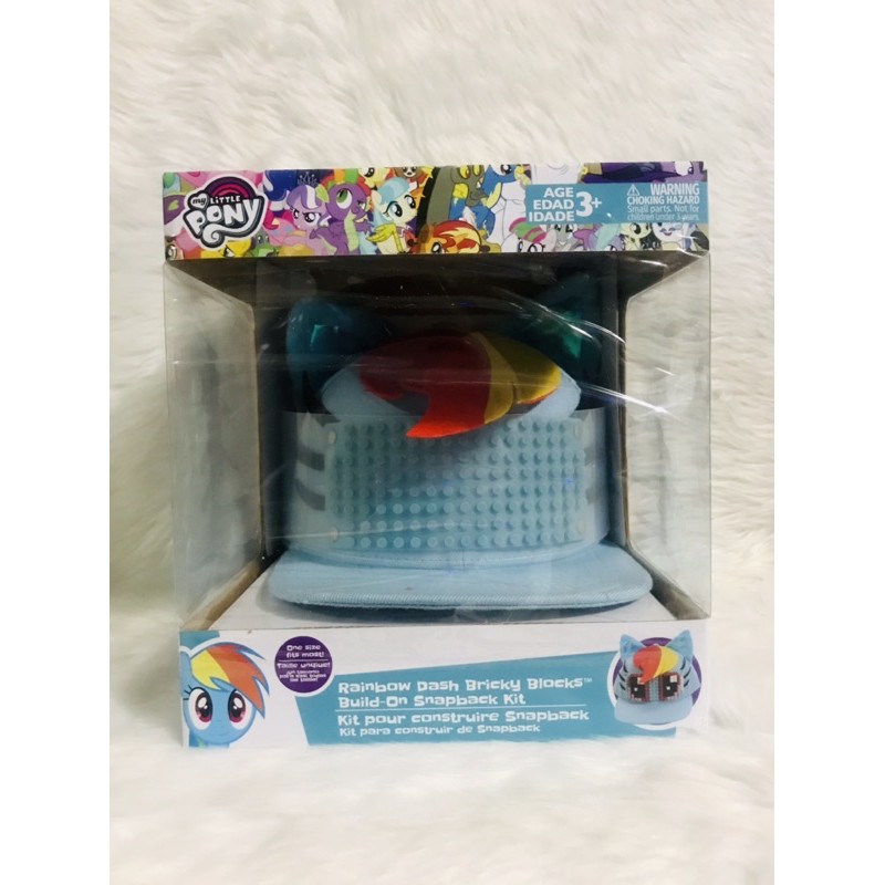 MY LITTLE PONY Rainbow Dash Bricky Blocks Build On Snapback Hat ...
