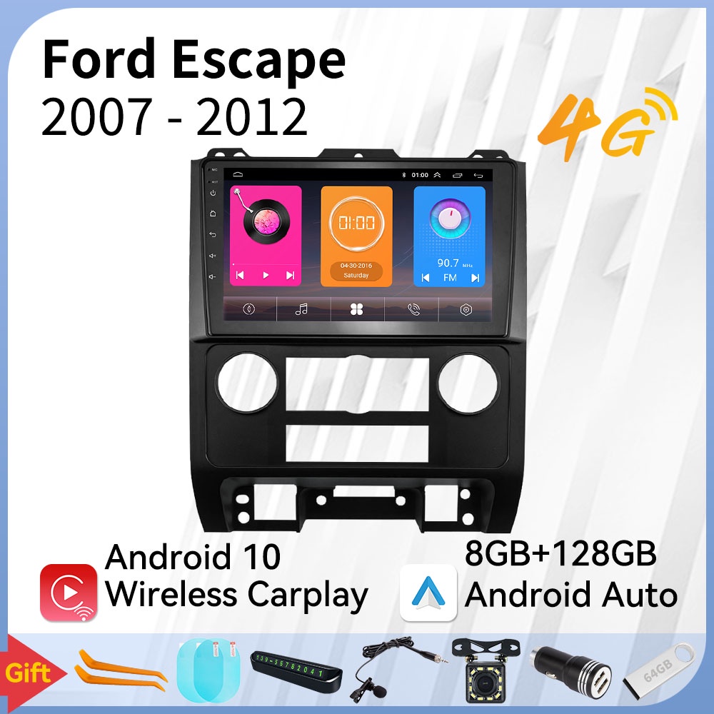 Car Multimedia Player for Ford Escape 2007 2012 2 Din Android Radio