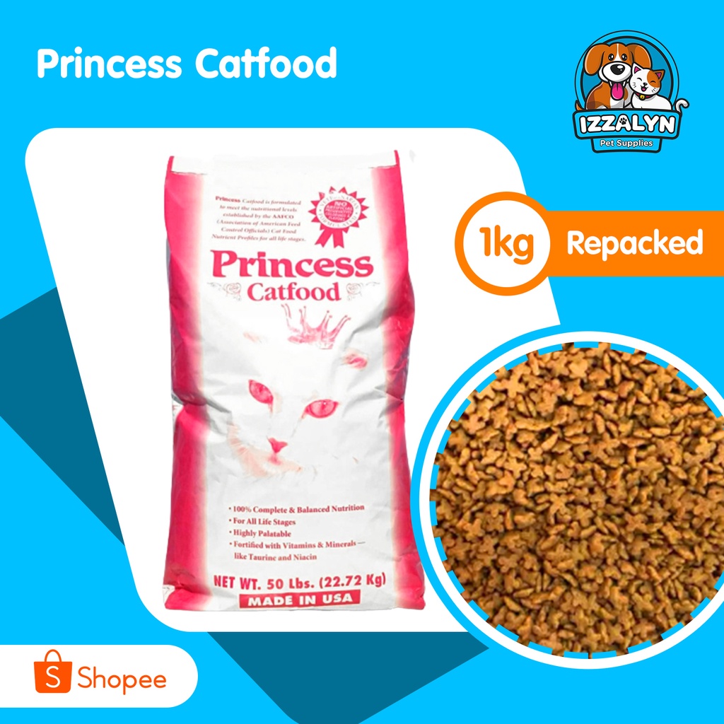 Princess Catfood 1kg REPACKED Dry Cat Food Cat Food Philippines Shopee Philippines
