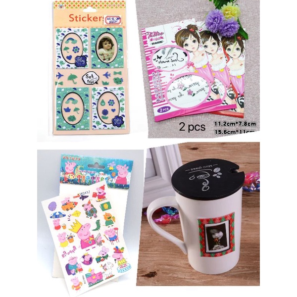 Temporary Tattoo Sticker & Cute Mini Photo Frame Sticker | Shopee ...
