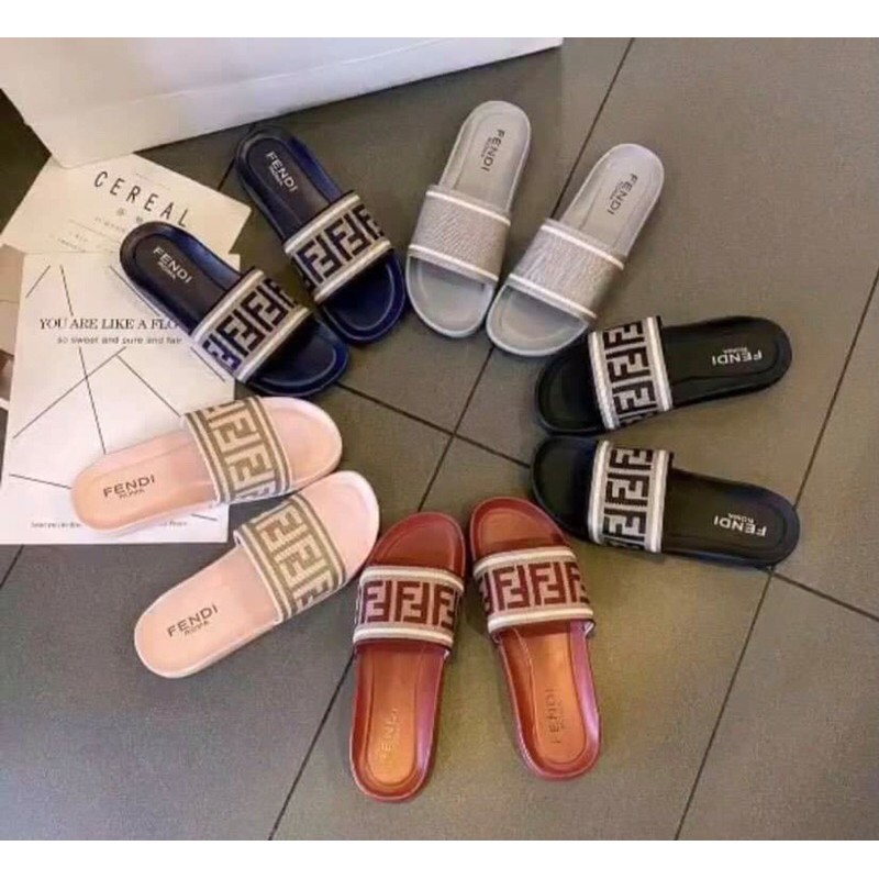 Fendi slipper best sale