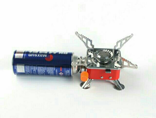 Portable Card Type Mini Butane Gas Stove - Square Mini Stove with Easy ...