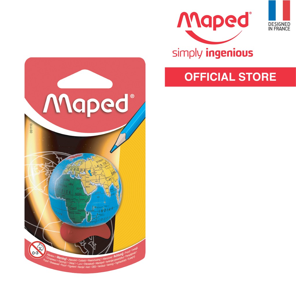 Maped Globe Pencil Sharpener 051110 (1Hole) Shopee Philippines