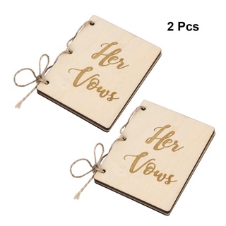 His and Hers Vows Booklets