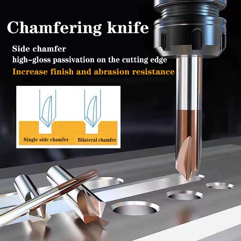 Spot Drill 90° Chamfer End Mill Stub Starting Location Center Bit CNC ...