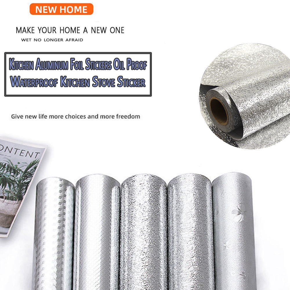 Kitchen sticker Waterproof Oil Moisture-proof Aluminum Foil Self ...