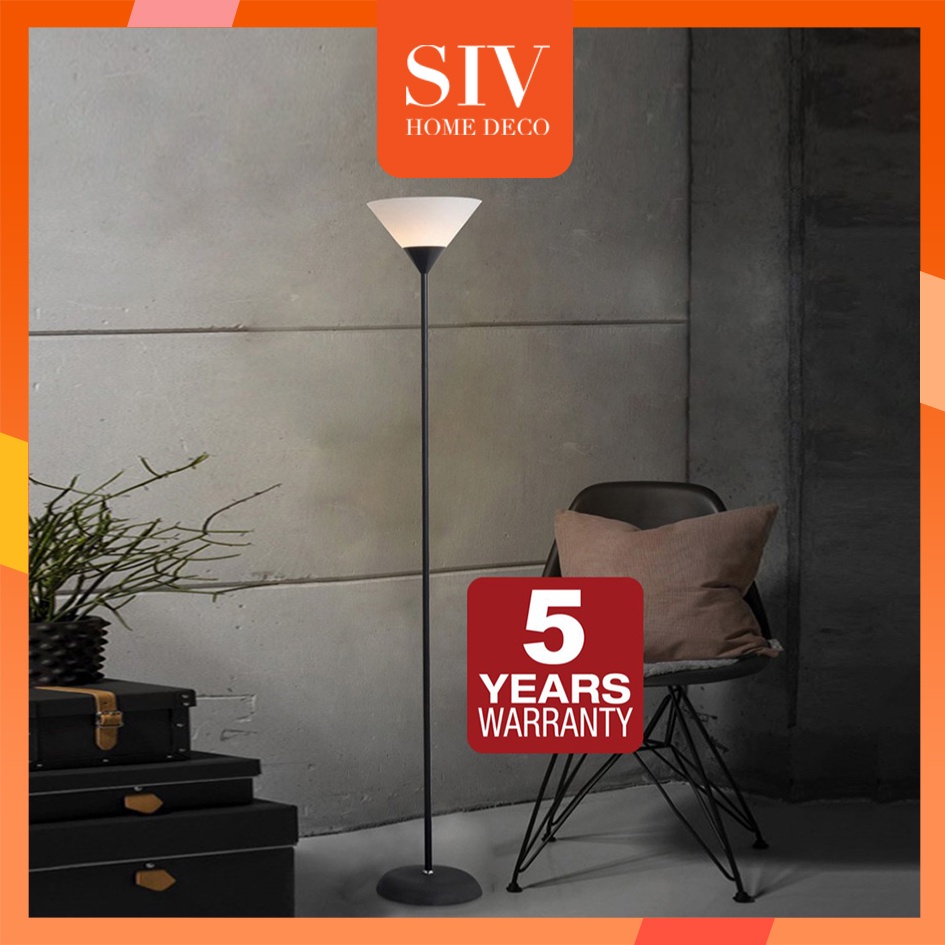 Siv Modern Nordic Style Led Floor Lamp Shade Stand For Living Room