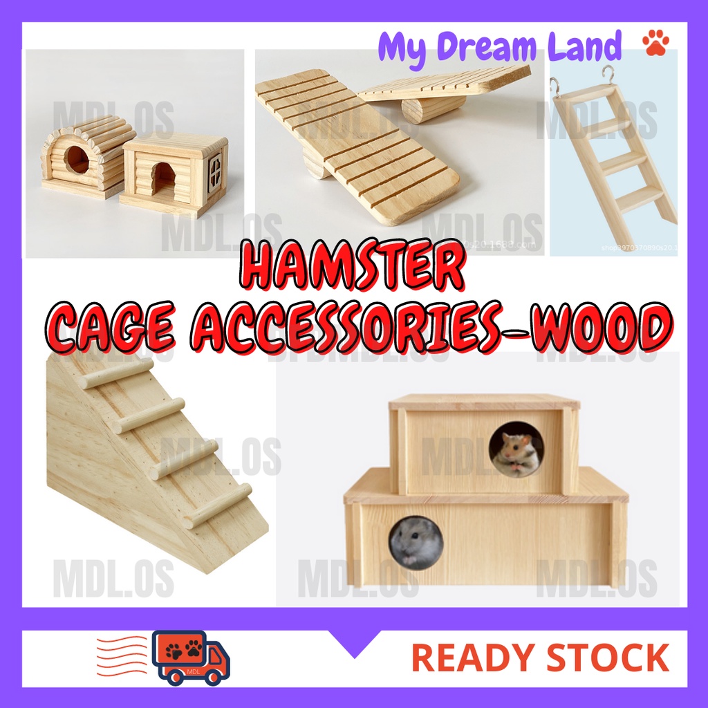Local Delivery-Wooden Hamster House Cage Accessories Natural Living ...