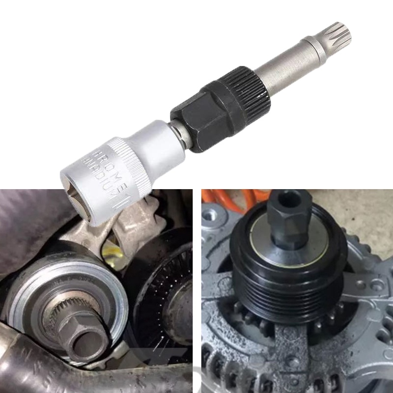 M10 Alternator Pulley Socket Bit With 33 Teeth Tool Alternator Pulley