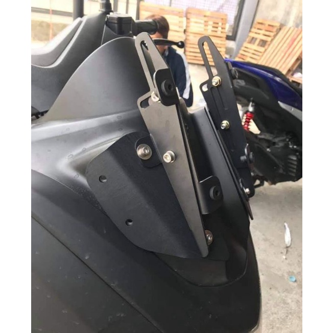 NMAX V1 / EASY RIDE 150 SEC WINDSHIELD BRACKET | Shopee Philippines