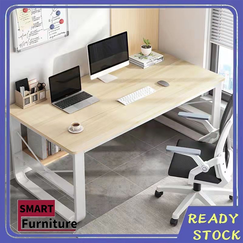 ☎️COD☎️ Computer desk table 120CM Office table study desk PC laptop ...