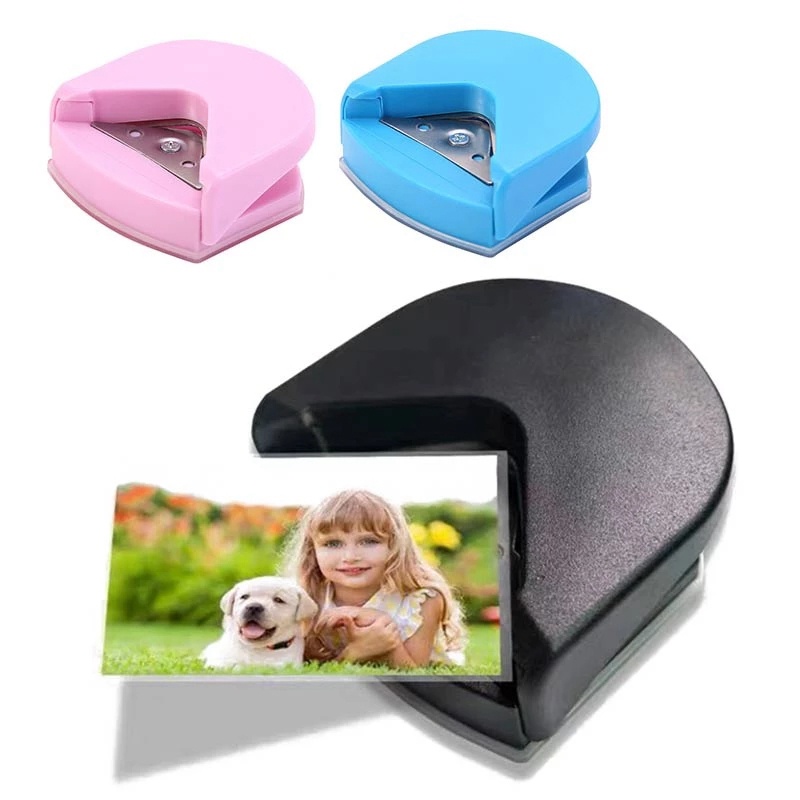 New Mini Portable Corner Rounder Paper Punch Card Photo Cutter Diy