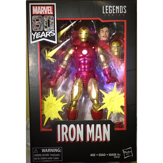 Iron man marvel legends deals 80th anniversary