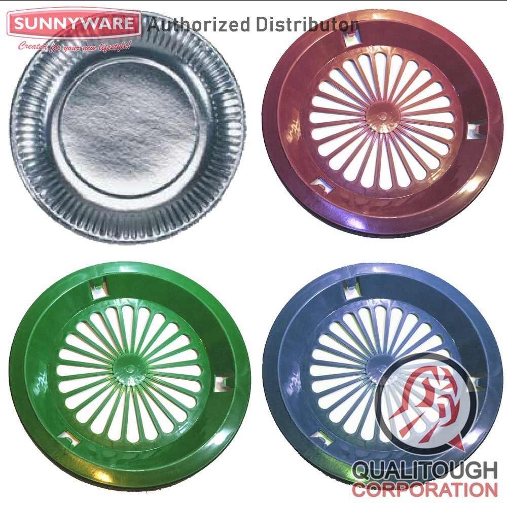 Sunnyware 24 pcs Thick Paper Plate Holder w/ 20 pcs paperplate Shopee
