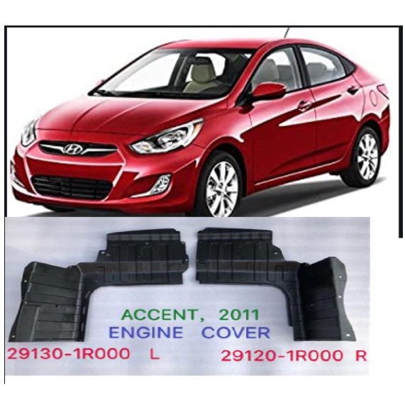 Hyundai Accent 2011 2012 2013 2014 Engine Splash Guard / Engine Under ...