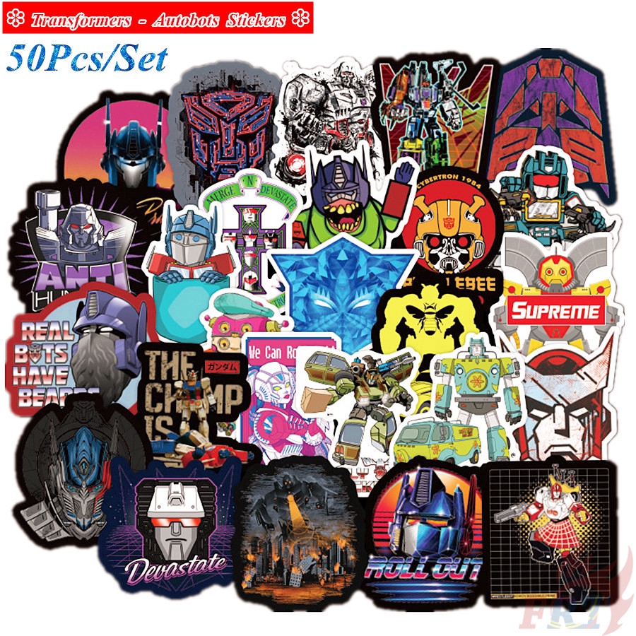 Transformers - Series 02 Autobots Stickers 50Pcs/Set DIY Fashion ...