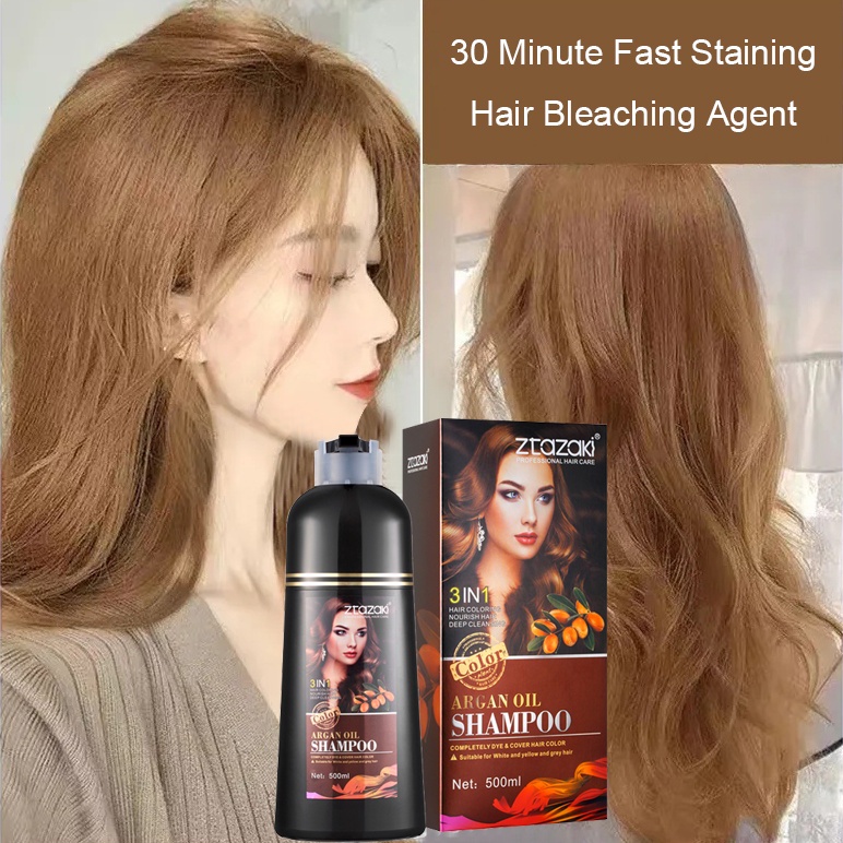 Japan original 500ml Black/Dark Brown Hair Dye Herbal Hair Dye shampoo