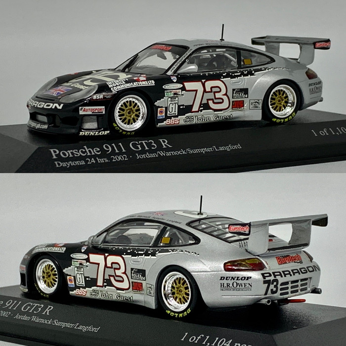 1/43 Minichamps Porsche 911 GT3 R #44 24h Nürburgring 2019 Falken Motorsports Car Model