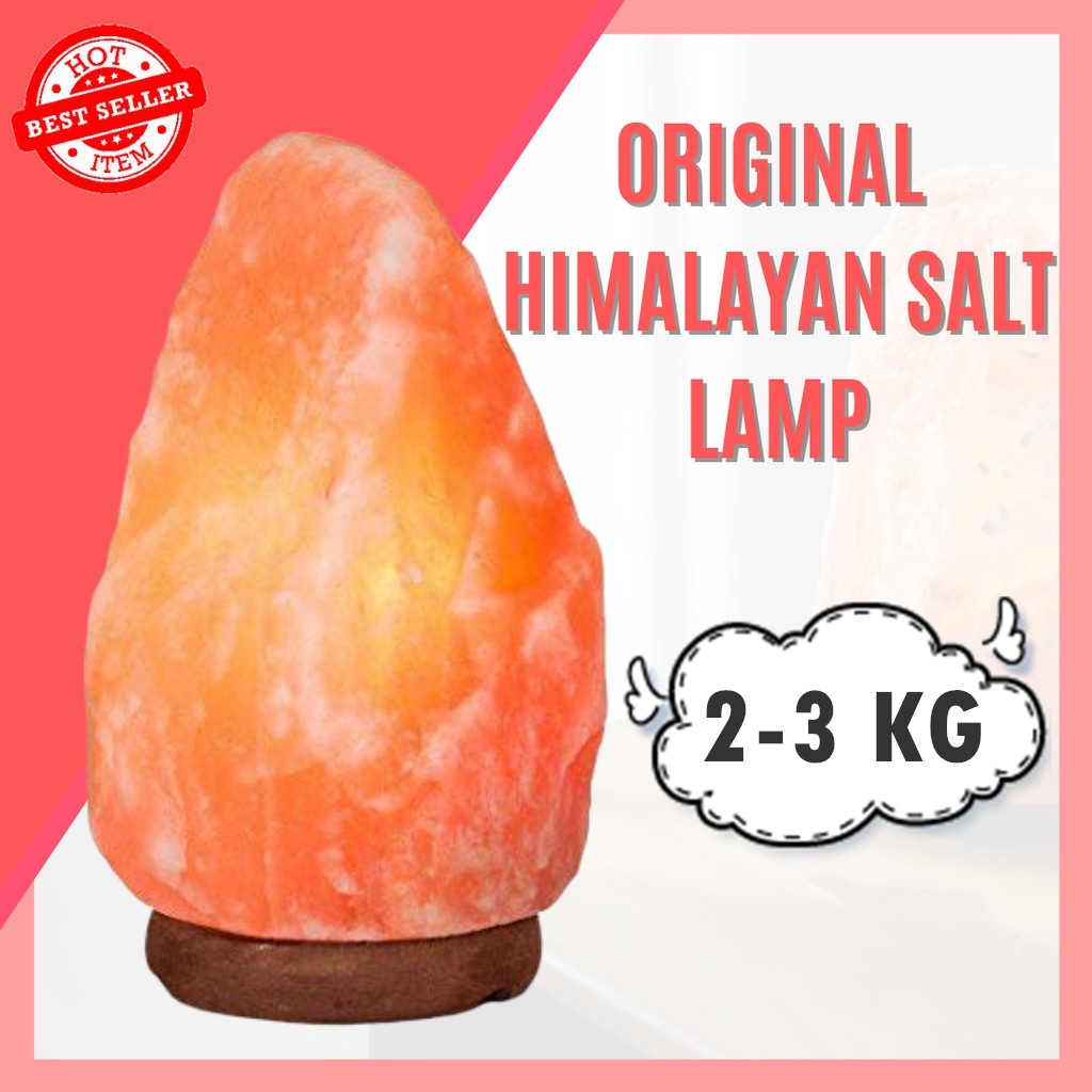 ☞∋ORIGINAL Himalayan Salt Lamp 23 KG Glow Natural Pink Crystal Rock