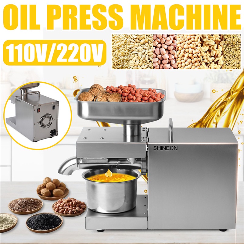 220/110V Automatic oil press machine 1500W oil extractor temperature ...