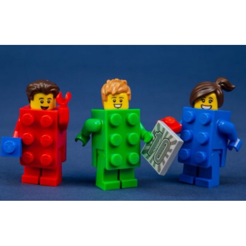 LEGO Minifigures Brick Costume Guy (set of 3) | Shopee Philippines