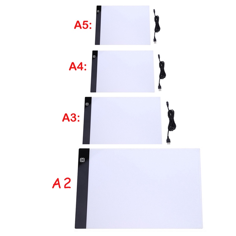 A1/A4/A3/A2 Stepless Dimming LED Light Pad for diamond painting Artcraft Tracing Light Box