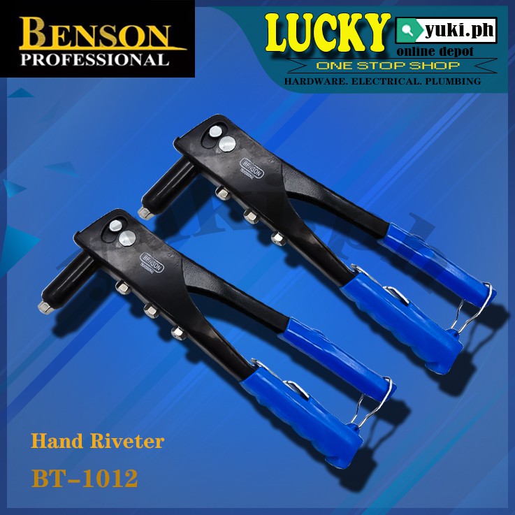 BENSON BT-1012 HAND RIVETER (Blue) | Shopee Philippines
