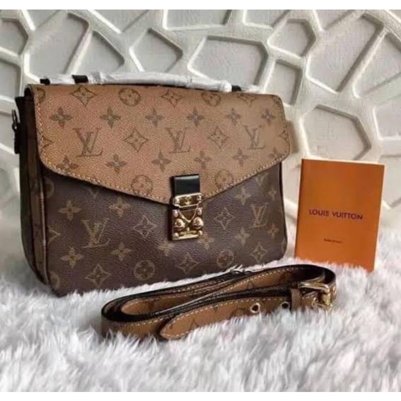 LV Monogram Reverse Two tone Metis Sling Bag MIRROR