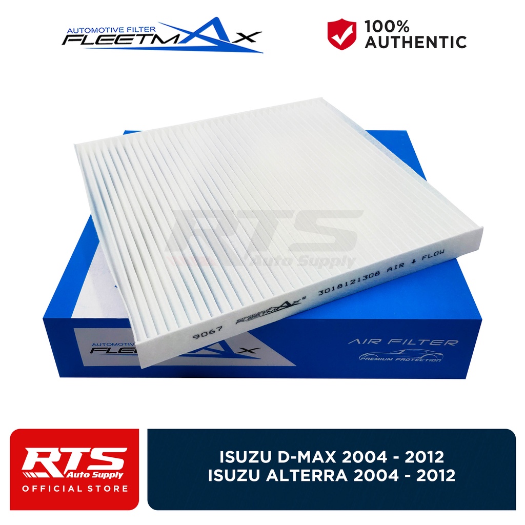 Cabin Filter for Isuzu Dmax and Alterra 2004 2012 Fleetmax FCS9067