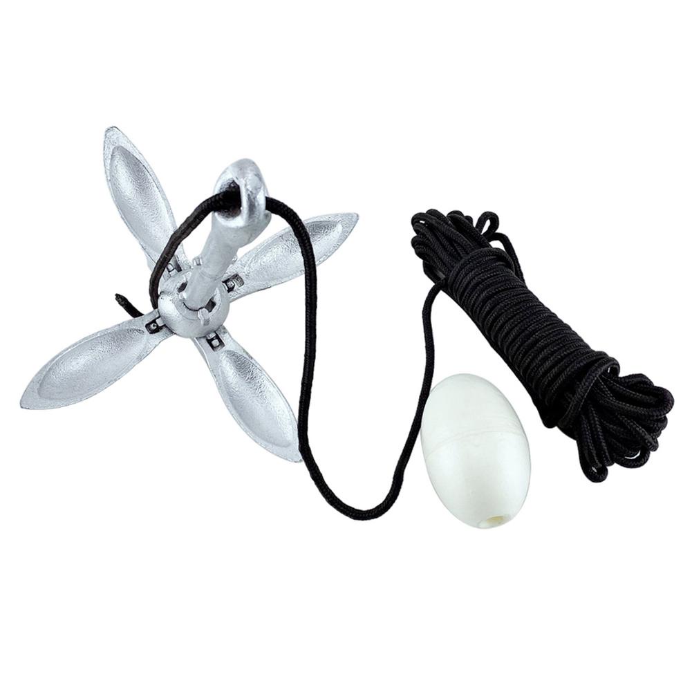 Kayak Anchor Set 1.5kg Carbon Steel Folding Tool For Boat Anchor