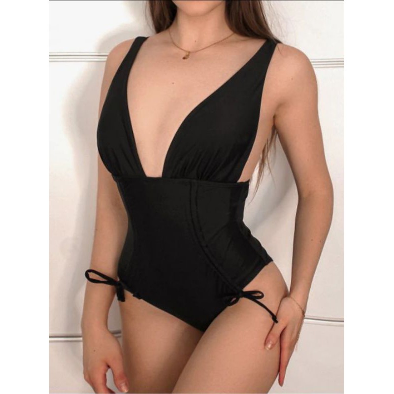 Zaful black cheap one piece