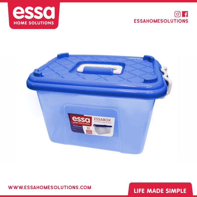 Storage Box Colored 8 Liter Essa Home Solutions Shopee Philippines