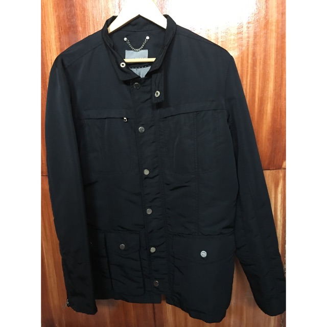 Ukay Black Zara Men Jacket Shopee Philippines