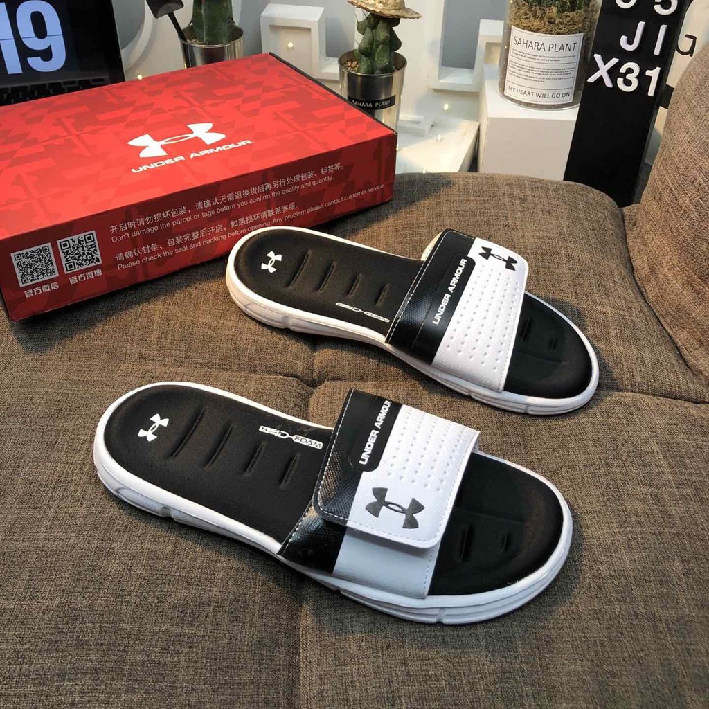 Under armour discount slippers for men