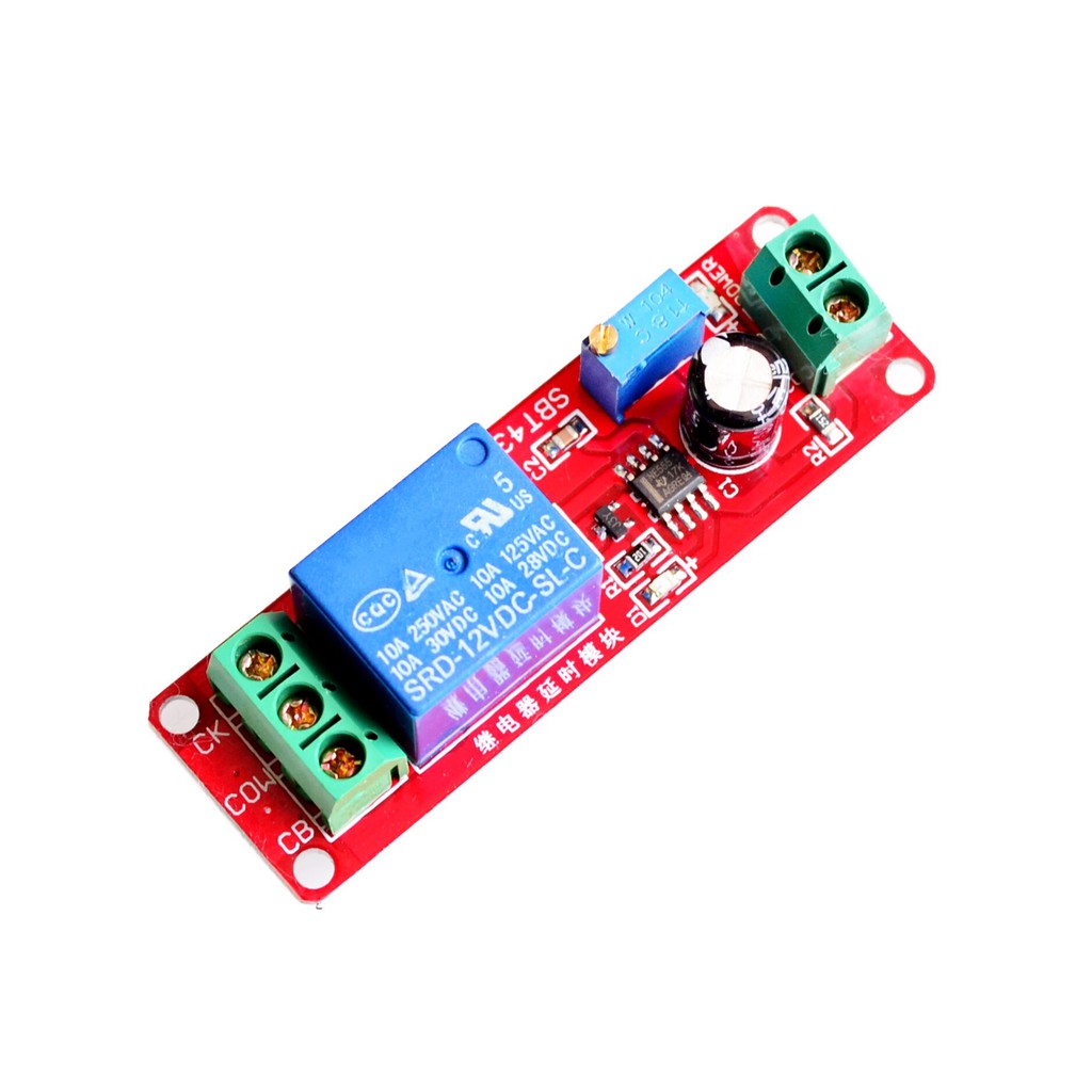12V delay conduction delay switch relay module robot intelligent car 1 ...