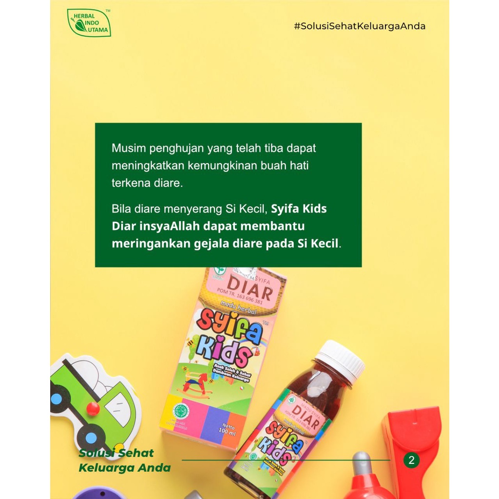 Herbal Syifa Kids Diarrhea/Children's Honey For Diarrhea Shopee Philippines