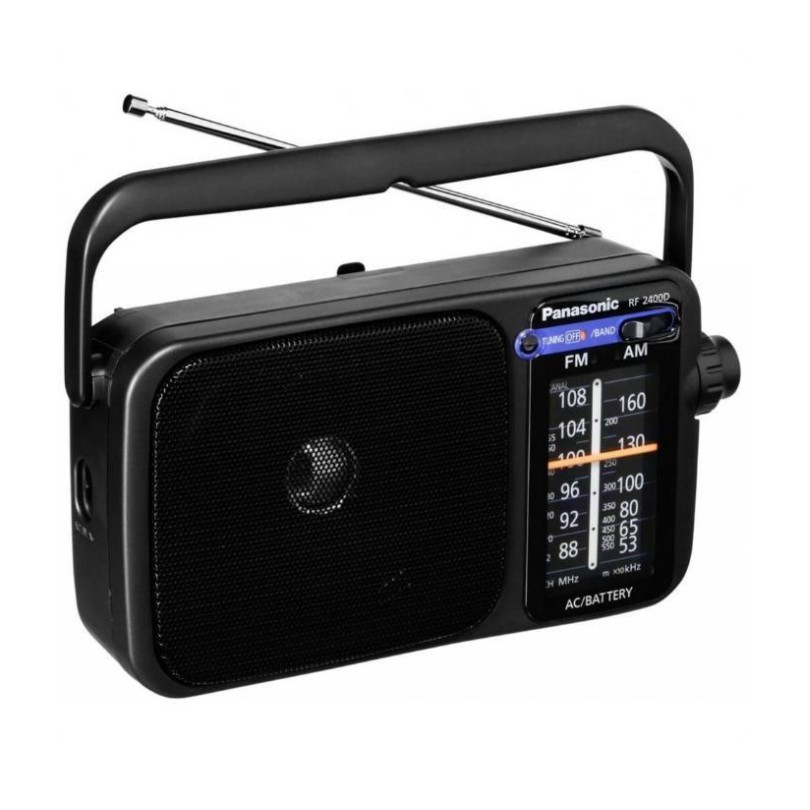 Panasonic Portable AM FM Radio RF2400D (Black) | Shopee Philippines